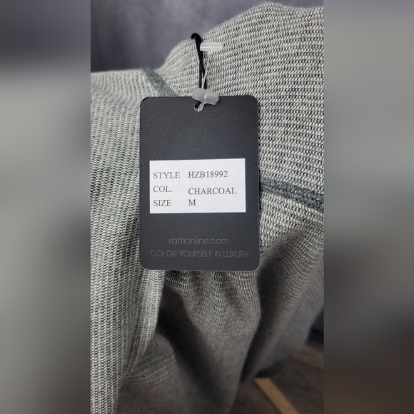 Raffi Mens Crew neck Reverse Vansie Cotton Sweater Size M - Picture 8 of 14